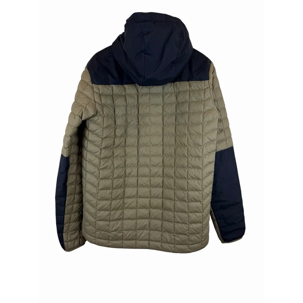 The‎ North Face Thermoball Quilted Puffer Jacket Men's Size S Olive/Black *SEE